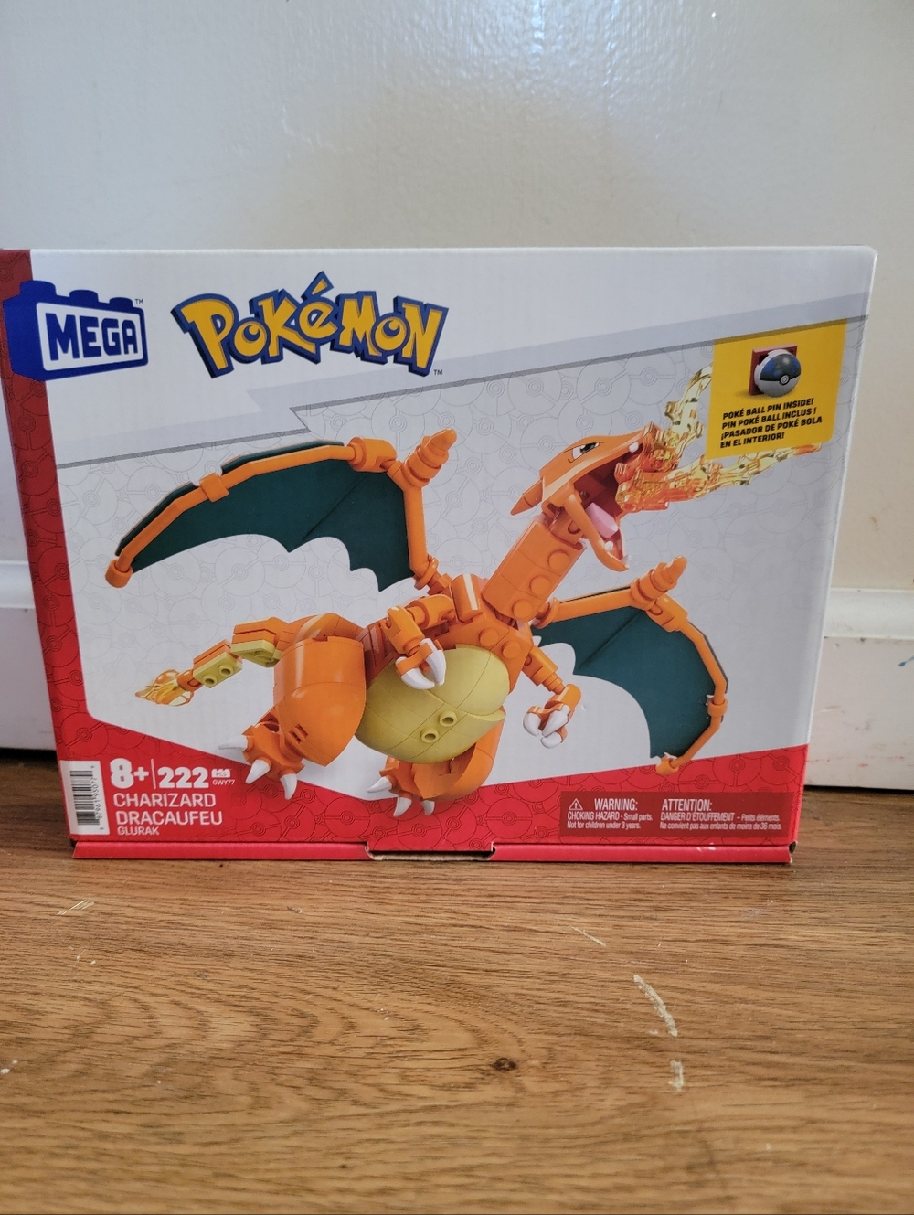 MEGA Pokemon Charizard Building Se5 with 1 Action Figure for Boys and Girls